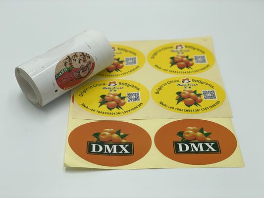 Stampa di etichette per imballaggi flessografici Stampa di adesivi con logo CMYK